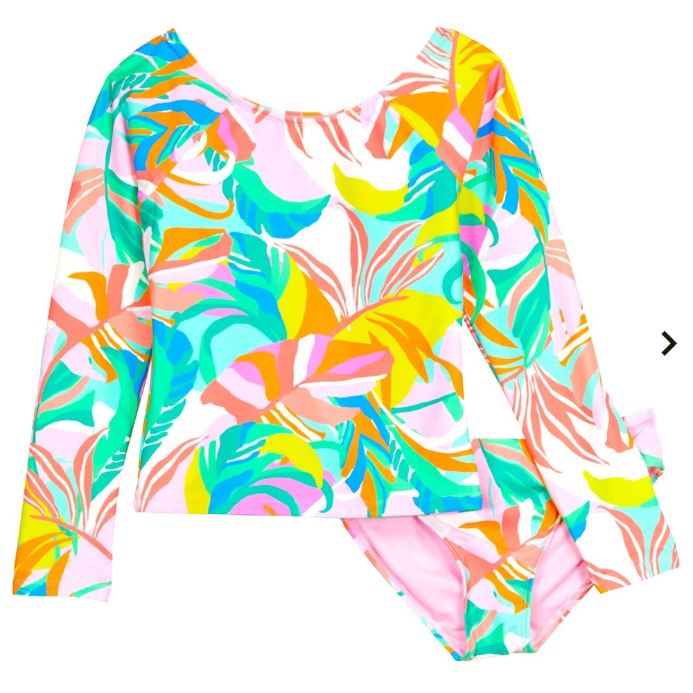 NWT Raisins Rashguard swimsuit set 
Beautiful colors and super cute